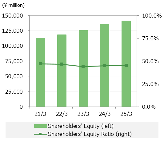 Shareholders' Equity/Shareholders' Equity Ratio