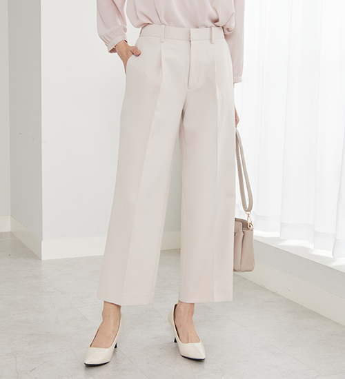 〈C/S〉センタータックワイドパンツ